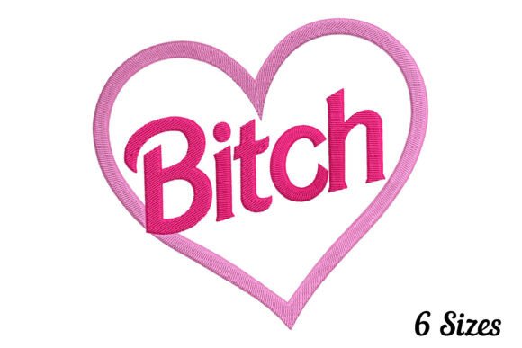 Bitch Love Heart: A Bold Embroidery Design Review