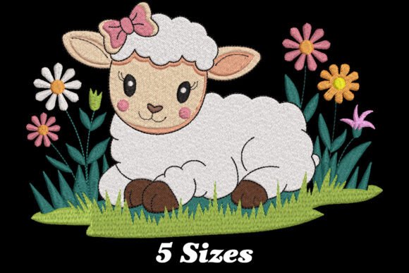 Cute Lamb Embroidery Design Review for Small Business