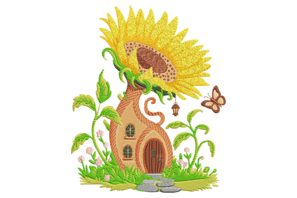 Farmhouse with Sunflower Embroidery Review