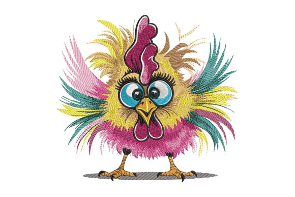 Funny Baby Rooster Embroidery Review