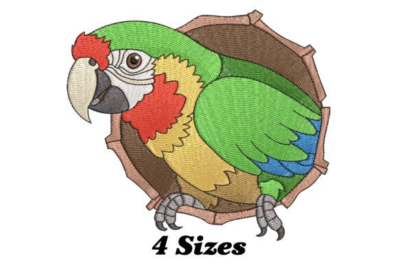 Parrots: A Vibrant Embroidery Design Review