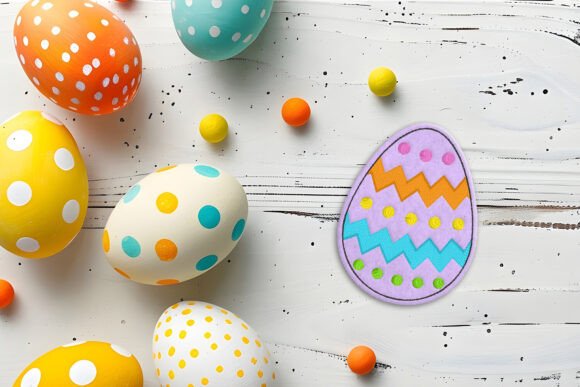 Patterned Easter Egg ITH Feltie Applique Review