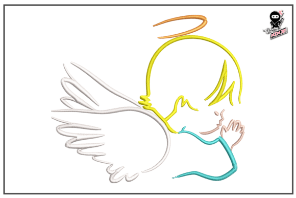 Praying Baby Angel: Christian Design Review