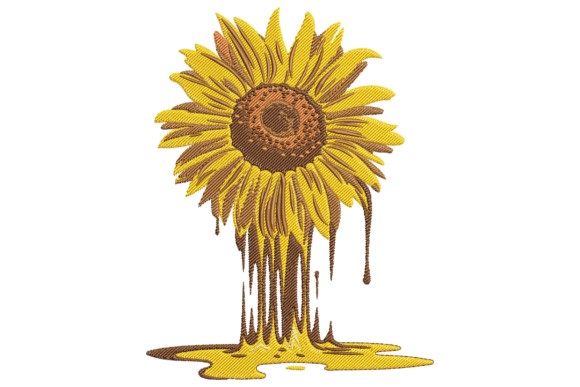 Review: Melting Sunflower Embroidery Design