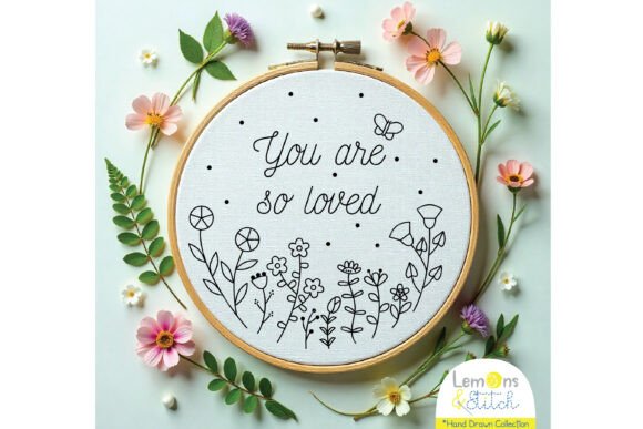 Review: You Are so Loved Wild Flowers Hand Pattern