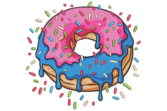 Sprinkle Donut Embroidery Design Review
