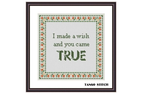 You Came True Cross Stitch Pattern Review